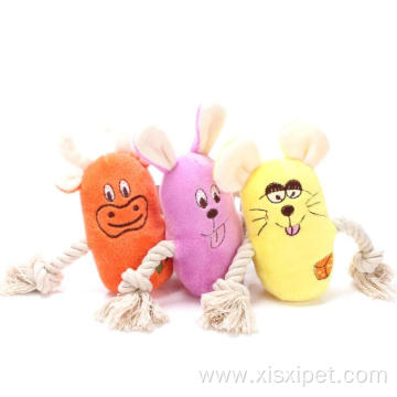 Sale cute interactive plush pet dog chew toys